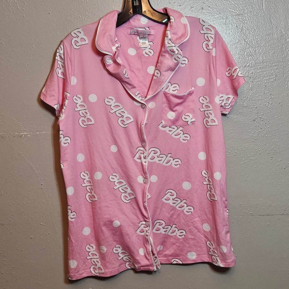 Barbie Inspired 2 piece PJ set